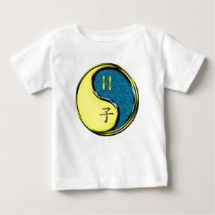 Camiseta De Bebé Géminis y Rata de Agua