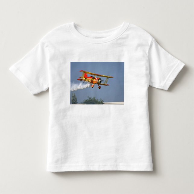 Camiseta De Bebé Gen Soucy que realiza acrobacias aéreas en Grumman (Anverso)