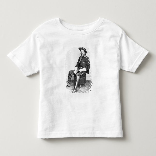 Camiseta De Bebé General George A. Custer (foto de b/w) (Anverso)