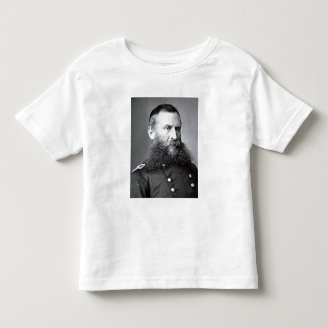 Camiseta De Bebé General George Crook (foto de b/w) (Anverso)