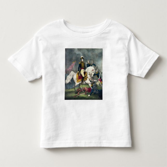 Camiseta De Bebé General Guillermo H. Harrison en la batalla (Anverso)