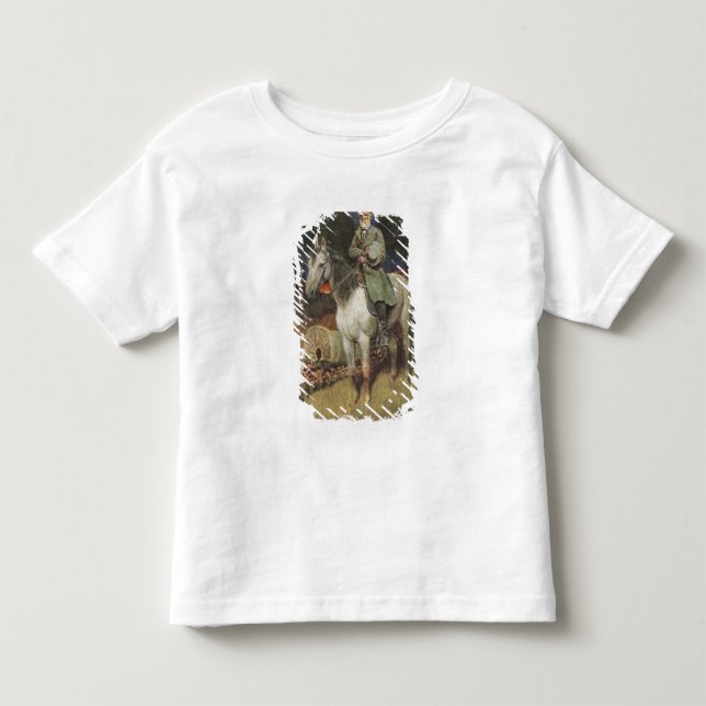 Camiseta De Bebé General Lee en su cargador famoso, 'Traveller (Anverso)