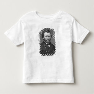Camiseta De Bebé General Ulises Simpson Grant, grabado después de