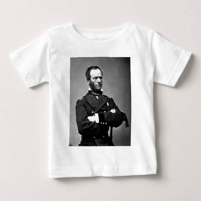 Camiseta De Bebé General William Tecumseh Sherman, 1865. (Anverso)