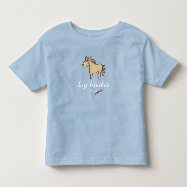 Camiseta De Bebé Género neutro de Baby Shower de Unicorn (Anverso)