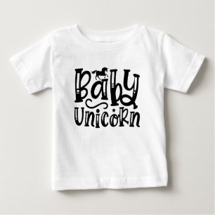 Camiseta De Bebé Género unicornio de bebé neutro