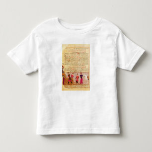 Camiseta De Bebé Genghis Khan y sus hijos por el al-Dinar de Rashid
