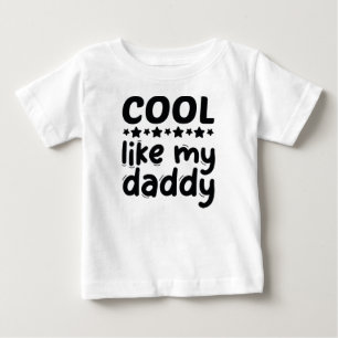 Camiseta De Bebé Genial como mi papá