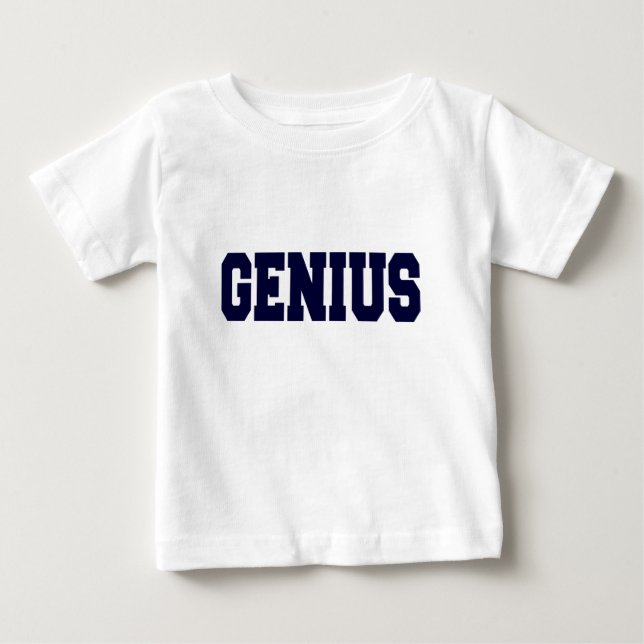 Camiseta De Bebé genio (Anverso)