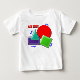 Camiseta De Bebé Genio de la matemáticas