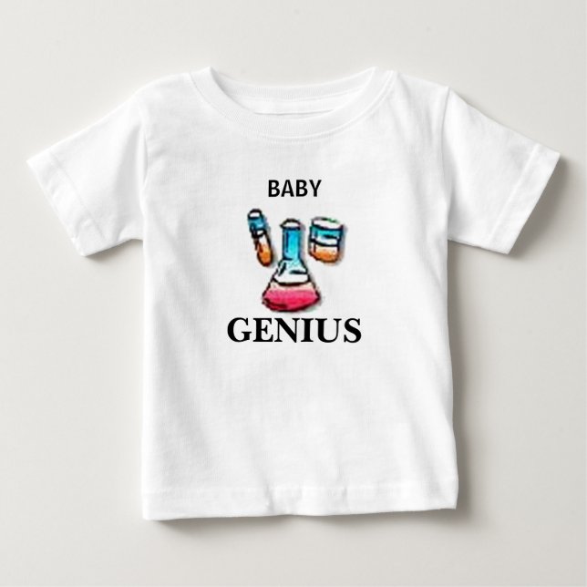 Camiseta De Bebé Genio del bebé (Anverso)