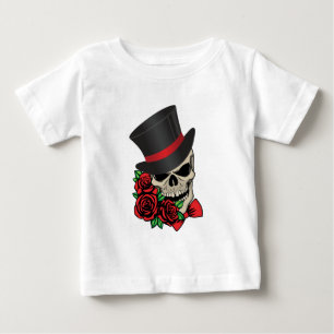 Camiseta De Bebé Gentleman Skull