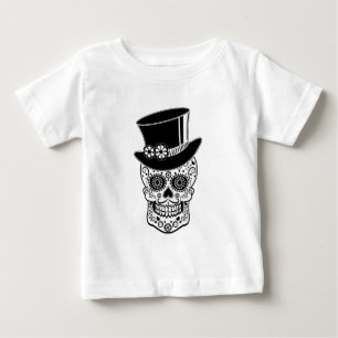 Camiseta De Bebé Gentleman Sugar Skull-01