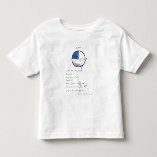 Camiseta De Bebé Geometría de una geometría de matemáticas círicas