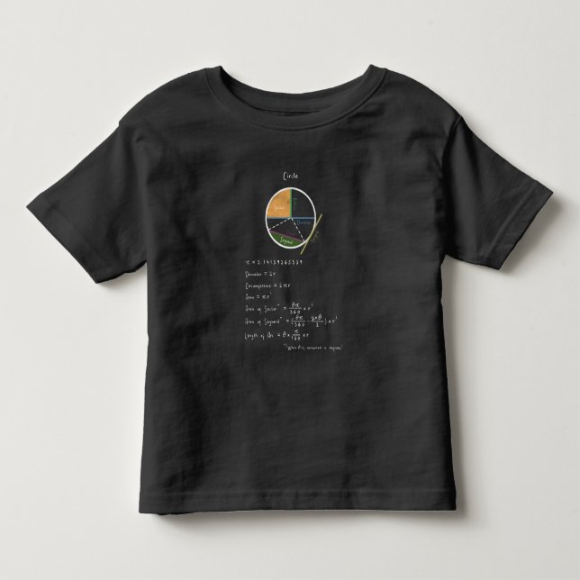 Camiseta De Bebé Geometría de una referencia de geometría de matemá (Anverso)