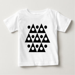 Camiseta De Bebé Geometric 260514 - Negro