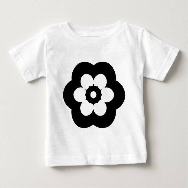 Camiseta De Bebé Geométrico 290514 (3) - negro (Anverso)