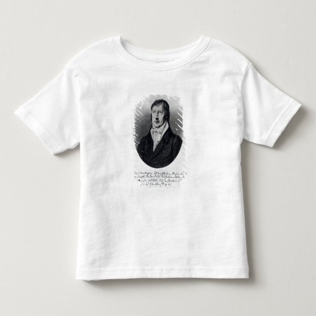 Camiseta De Bebé Georg Wilhelm Friedrich Hegel (Anverso)