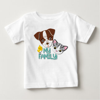Camiseta De Bebé George, Bethie y Cutie Canary: Mi familia!