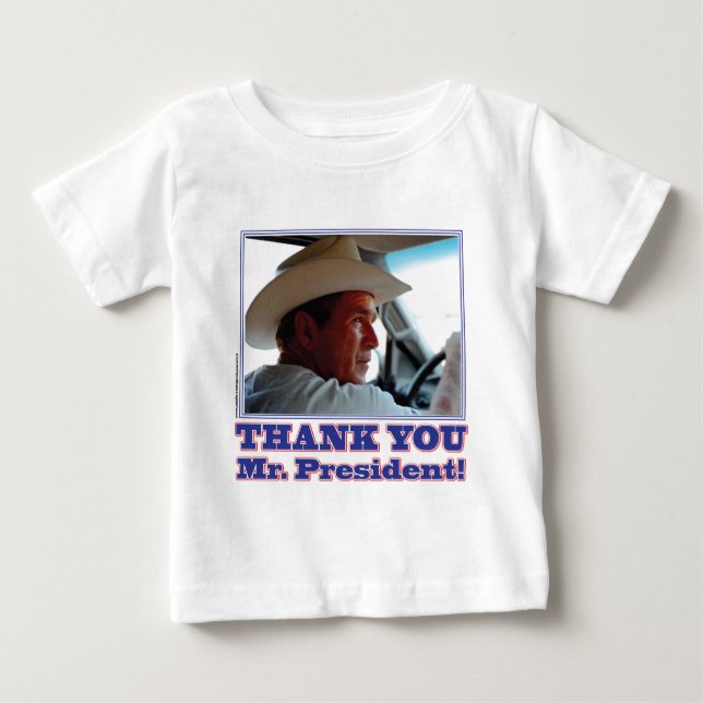 Camiseta De Bebé ¡George Bush/Gracias! (Anverso)
