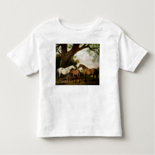 Camiseta De Bebé George Stubbs el   dos yeguas y un potro, 1774 de