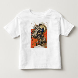 Camiseta De Bebé George Washington a caballo