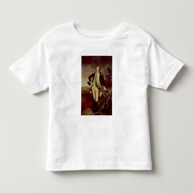 Camiseta De Bebé George Washington en Princeton, 1779 (Anverso)