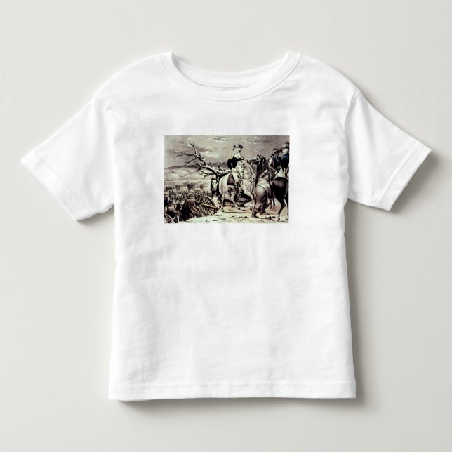 Camiseta De Bebé George Washington que cruza el Delaware (Anverso)