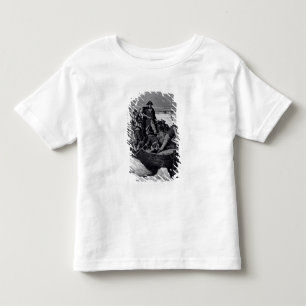 Camiseta De Bebé George Washington que cruza el río Delaware