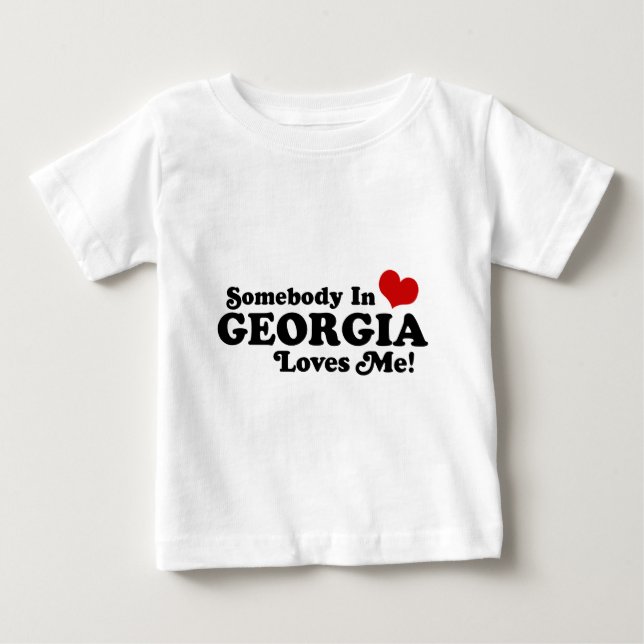 Camiseta De Bebé Georgia (Anverso)