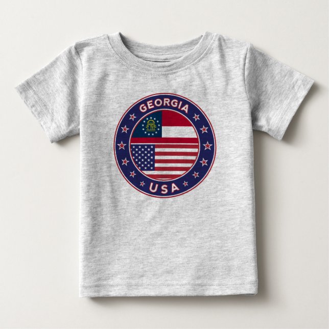 Camiseta De Bebé Georgia (Anverso)