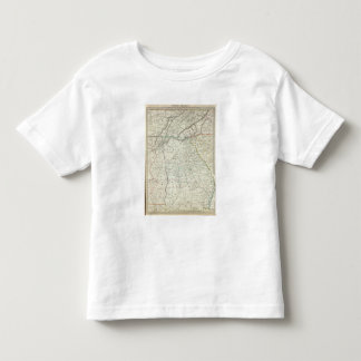 Camiseta De Bebé Georgia, PTS del NC, SC, Tenn, Ala, la Florida