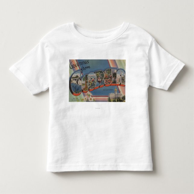 Camiseta De Bebé GeorgiaCarta grande EscenasGeorgia (Anverso)