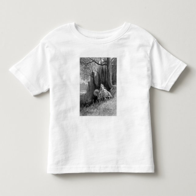 Camiseta De Bebé Geraint y Enid montan lejos (Anverso)