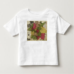 Camiseta De Bebé GermanyPanoramic MapGermany