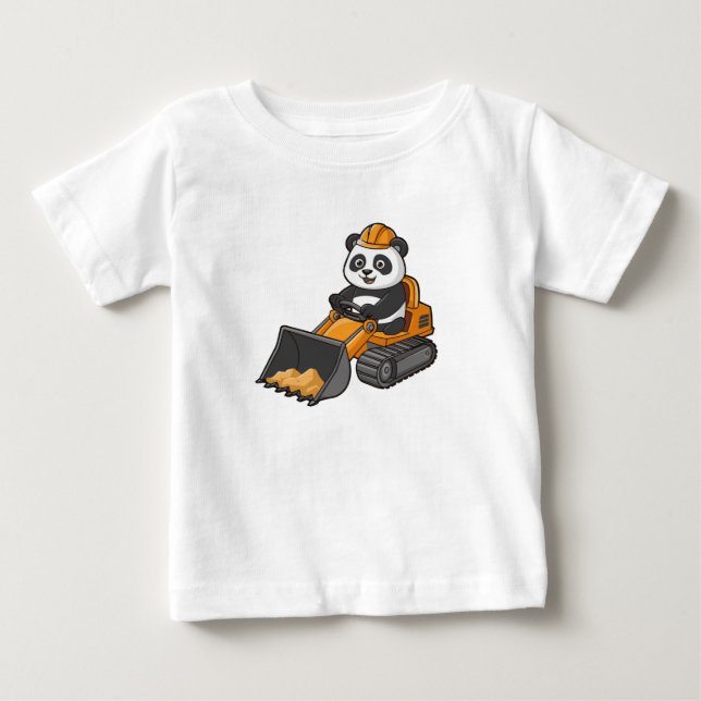 Camiseta De Bebé Geschenke für Kinder Baustelle Baggerfahrer Bau (Anverso)