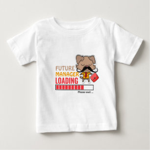Camiseta De Bebé Gestor de Futuro Cargando Divertida Fiesta de Cump