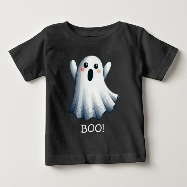 Camiseta De Bebé Ghost - BOO (Anverso)