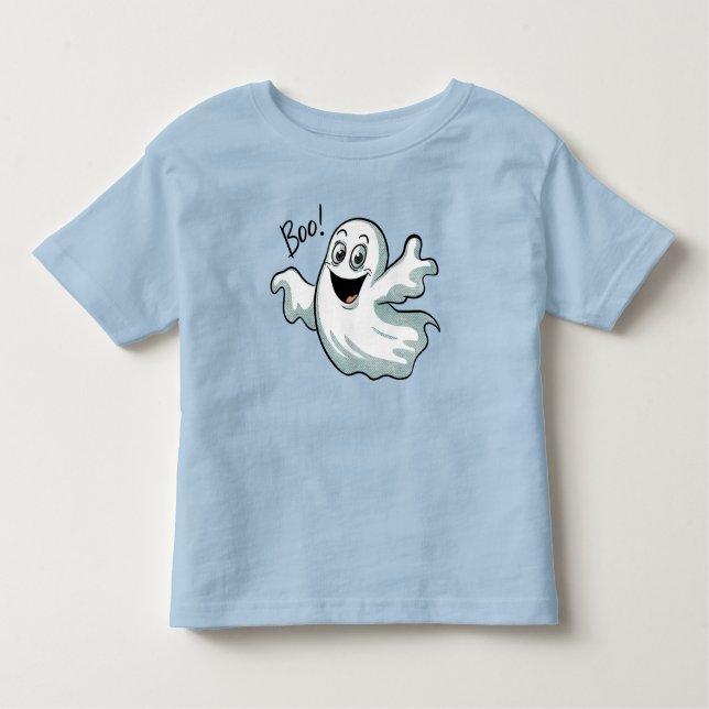 Camiseta De Bebé Ghost Cute Happy (Anverso)