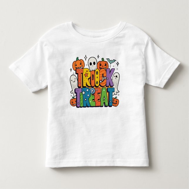 Camiseta De Bebé Ghostly Fun Halloween Vibes (Anverso)