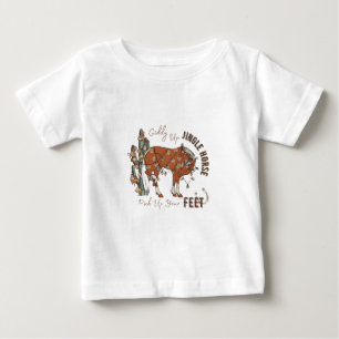Camiseta De Bebé Giddy Up Jingle Horses Recoge A Tus Navidades De P
