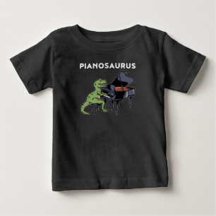 Camiseta De Bebé Gigante de piano grande niños pianista de música