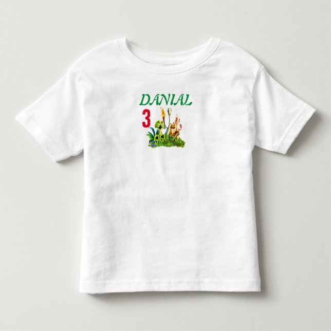 Camiseta De Bebé Gigantosaurus Giganto y 4 niños Dinos. Gigantosaur (Anverso)