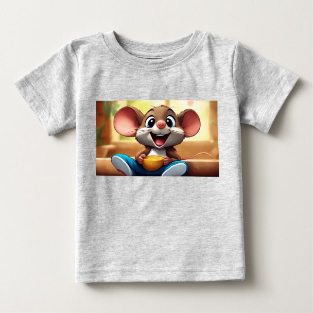 Camiseta De Bebé Giggles el ratón (Anverso)