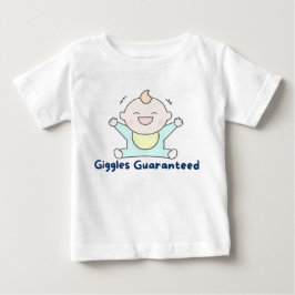 Camiseta De Bebé 👶 "Giggles Garantizado" 😄