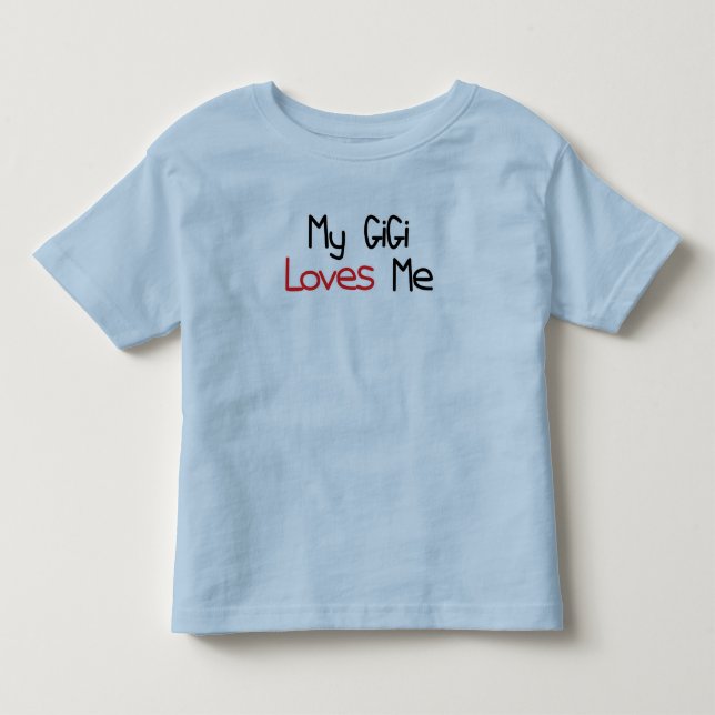 Camiseta De Bebé GiGi me ama (Anverso)