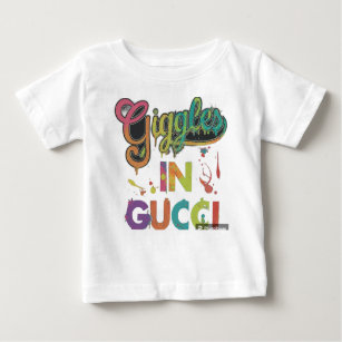 Camiseta De Bebé Gigles en Gucci".