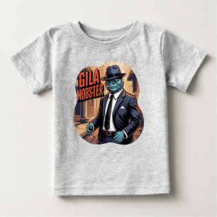 Camiseta De Bebé Gila Mobster Ilustracion Combo Creatura Graciosa