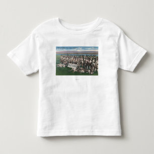 Camiseta De Bebé Gillette, WY - donde el antílope vaga por