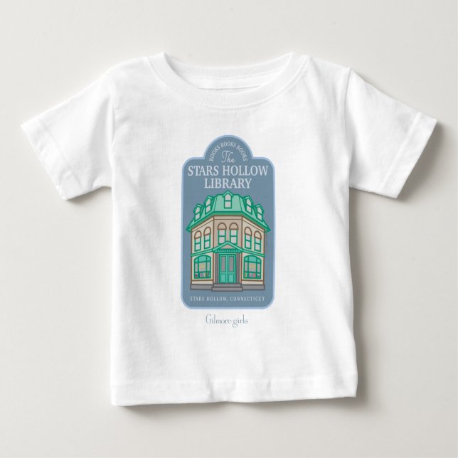 Camiseta De Bebé Gilmore Girls | Biblioteca de Stars Hollow (Anverso)